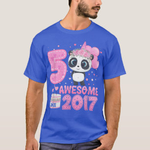 Camiseta Incrível desde 2017, 5 de Aniversário de 5 Anos