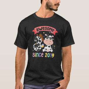 Camiseta Incrível Desde 2019 Bebê Menina 3º Aniversário Rou