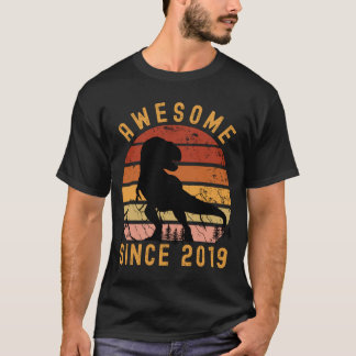 Camiseta Incrível Desde 2019 Dinossauro
