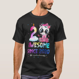 Camiseta Incrível desde 2020, segundo aniversário 2 anos, P