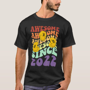 Camiseta Incrível desde 2022, nível 1, desbloqueou o Aniver