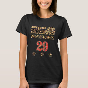 Camiseta Incrível desde 29 de setembro de aniversário do Le