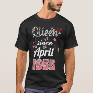 Camiseta Incrível desde abril de 1955 flores 1955 April Bir