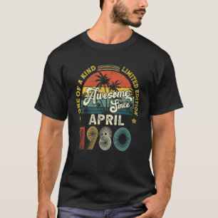 Camiseta Incrível Desde Abril De 1980 Vintage 42º Aniversár