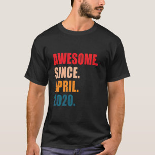Camiseta Incrível Desde Abril De 2020, Vintage Personalizou