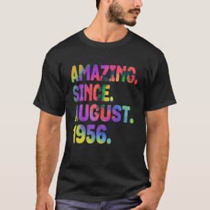 Camiseta Incrível desde agosto de 1956, 67 anos, 67 anos, n