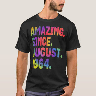 Camiseta Incrível Desde Agosto De 1964 59 Anos 59º Nascimen