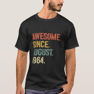 Camiseta Incrível Desde Agosto De 1964 59O Aniversário Ofer