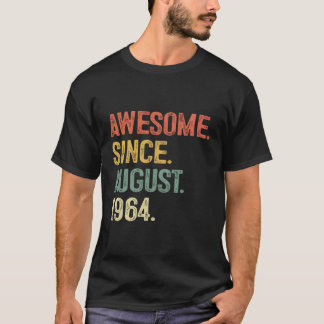 Camiseta Incrível Desde Agosto De 1964 59Th Para