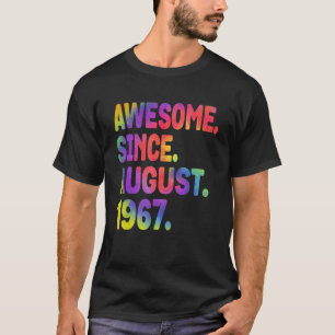 Camiseta Incrível Desde Agosto De 1967 56 Anos 56 Anos