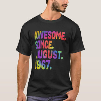 Camiseta Incrível Desde Agosto De 1967 56 Anos 56 Anos