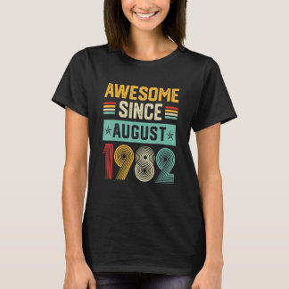Camiseta Incrível desde agosto de 1982, Meninas Mulheres 40