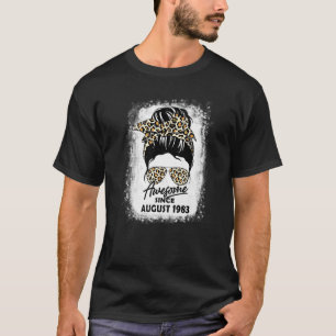 Camiseta Incrível Desde Agosto De 1983, 40 Anos, Mensagem D