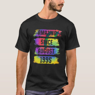 Camiseta Incrível Desde Agosto De 1995, 28 Anos, Tie Dye 28
