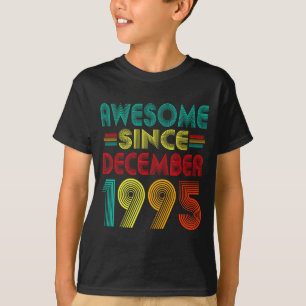 Camiseta Incrível Desde Dezembro 1995 Anos 30º Aniversário