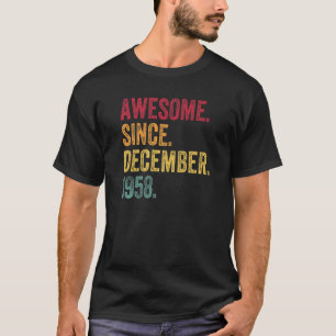 Camiseta Incrível desde dezembro de 1958 64º aniversário 64