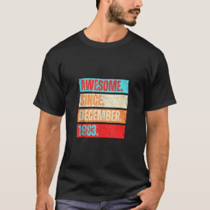 Camiseta Incrível Desde Dezembro De 1983 Feliz aniversário