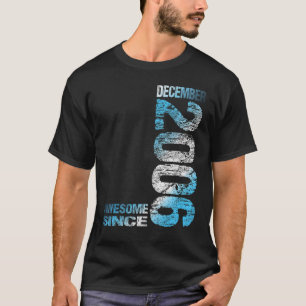 Camiseta Incrível desde dezembro de 2006 17º Nascer de aniv