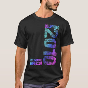 Camiseta Incrível desde dezembro de 2010 13 Nascer de anive