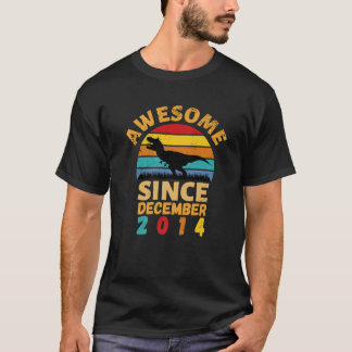 Camiseta Incrível Desde Dezembro De 2014 Vintage 7 Birthday