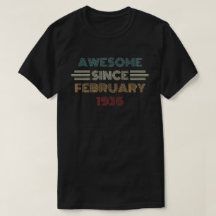 Camiseta Incrível desde fevereiro de 1936