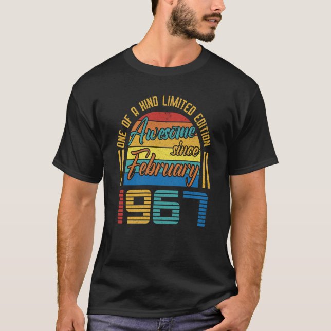 Camiseta Incrível Desde Fevereiro De 1967 56 Anos 56 Anos 5 (Frente)