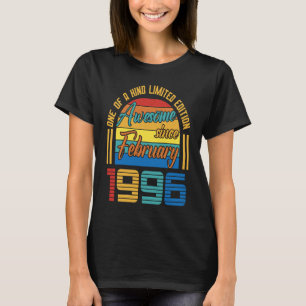Camiseta Incrível Desde Fevereiro De 1996 27 Anos 27 Anos N