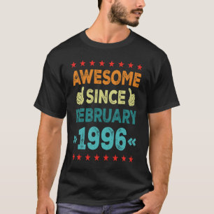 Camiseta Incrível Desde Fevereiro De 1996 27 Anos 27 Anos N