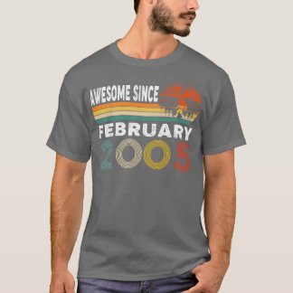 Camiseta Incrível Desde Fevereiro De 2005