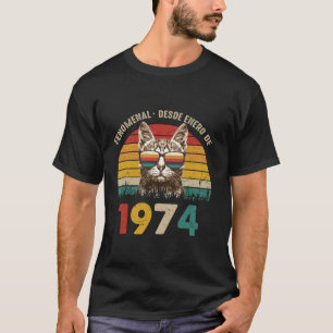 Camiseta Incrível desde Janeiro de 1974 50º Aniversário de 