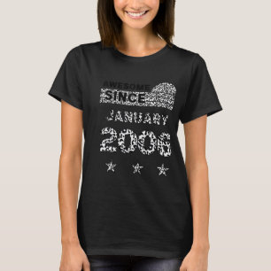 Camiseta Incrível Desde Janeiro De 2006, Leopard 2006 Jane