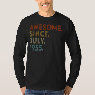 Camiseta Incrível desde julho de 1955 Vintage 67º aniversár