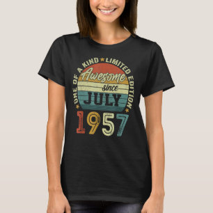 Camiseta Incrível desde julho de 1957 65 anos 65 anos