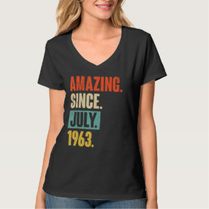 Camiseta Incrível desde julho de 1963 59 anos 59 anos
