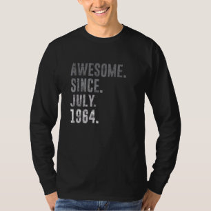 Camiseta Incrível desde julho de 1964 58º aniversário Vinta