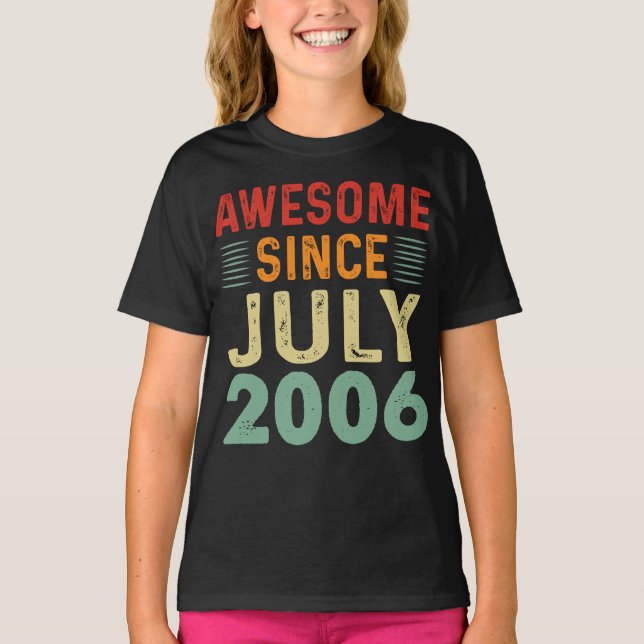 Camiseta Incrível Desde Julho De 2006 (Frente)