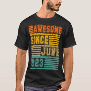 Camiseta Incrível desde junho de 1923 Vintage 99th Men And