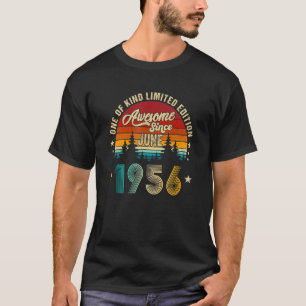 Camiseta Incrível desde junho de 1956 66 anos 27 anos