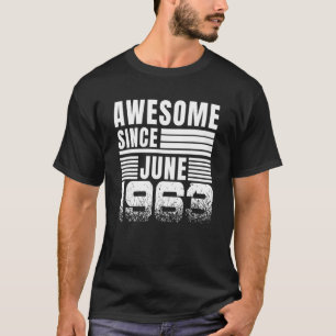 Camiseta Incrível desde junho de 1963 59º aniversário
