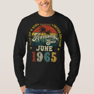 Camiseta Incrível desde junho de 1965 Vintage 57º aniversár