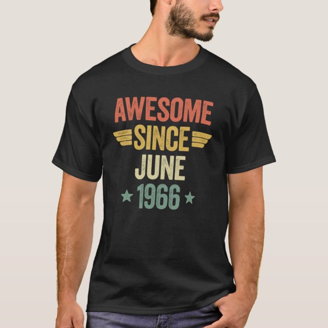 Camiseta Incrível Desde Junho De 1966 (Frente)