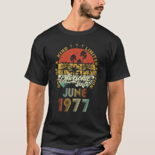 Camiseta Incrível desde junho de 1977 45 anos 45 anos