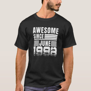 Camiseta Incrível desde junho de 1998 24º Aniversário