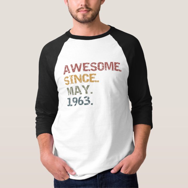Camiseta Incrível desde maio de 1963 (Frente)