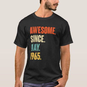 Camiseta Incrível desde maio de 1965 57 anos 57 anos