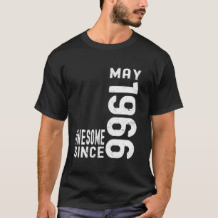 Camiseta Incrível desde maio de 1966, nascido em maio de 19
