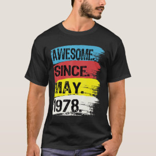 Camiseta Incrível Desde Maio De 1978, Gemini Man Taurus Gir