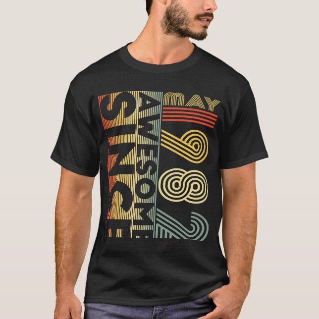 Camiseta Incrível Desde Maio De 1982, 41 Homens De Aniversá (Frente)