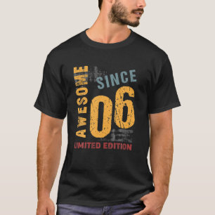 Camiseta Incrível Desde Maio De 2006 Presente Por 16 Anos D
