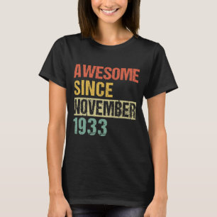 Camiseta Incrível desde novembro de 1935, 86º aniversário,